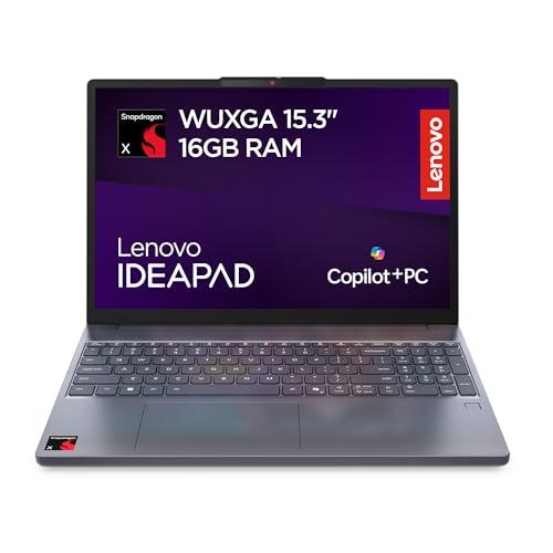 Lenovo IdeaPad Slim 3 Notebook Copilot+ PC 15,3” (1920x1200), Snapdragon X X1-26-100, RAM 16 GB, 512 GB SSD, Grafica Integrata, WiFi 6E, Windows 11 Home - Luna Grey
