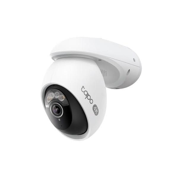 TP-Link Tapo C560WS | Telecamera di sicurezza Wi-Fi 6 per esterni 4K 8MP | Riconoscimento facciale locale | Rilevamento di esseri umani/animali domestici/veicoli | Visione notturna colorata Starlight