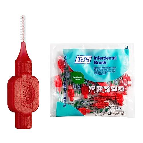 TePe Scovolino, Originale, Rosso, 0.5mm/ISO 2, 20pz, rimozione placca, pulizia interdentale efficace, filo interdentale, per spazi stretti