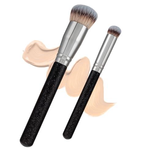 LAC FOR YOU Set 2 Pennelli Make Up - Pennello Fondotinta e Correttore