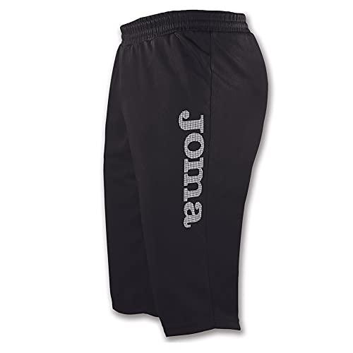 Joma Luxor, Pantaloni Capri Unisex - Adulto, Nero, L