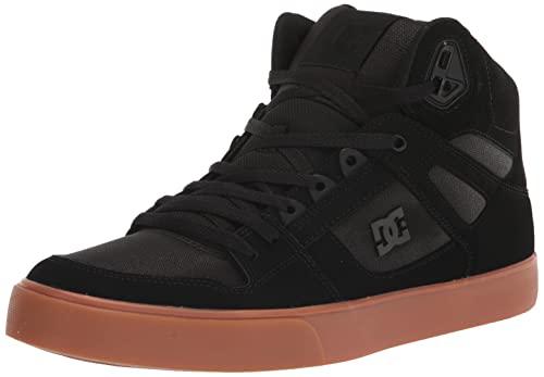 DC gl_shoes Pure High-Top WC, Scarpe Uomo, Black/Gum, 44 EU