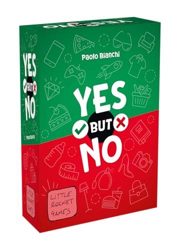 YES BUT NO Gioco di Società per 2-8 Giocatori, Party Game in Italiano, Little Rocket Games