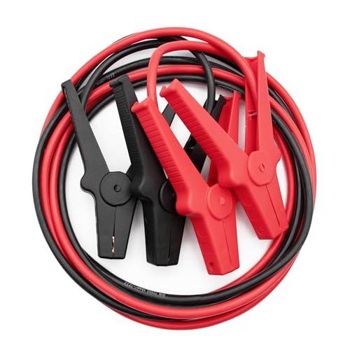 Schumacher Electric - Cavi Avviamento 3m 16mm² - Batterie 6V/12V/24V - Auto, Furgone, Camper - Morsetti Isolati - Certificazione GS/TÜV