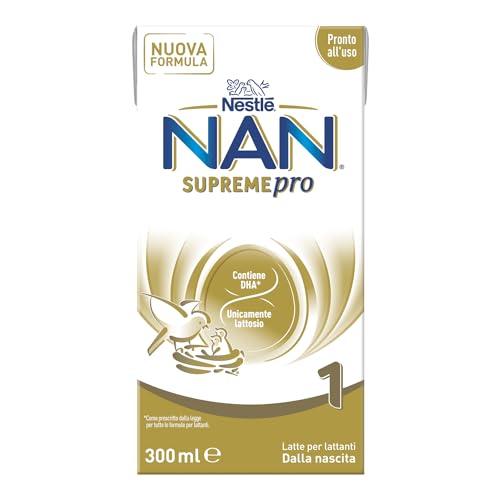 NESTLÉ NAN SUPREMEpro 1 Latte per Lattanti Liquido dalla nascita, 12 Brick da 300ml (3,6L)