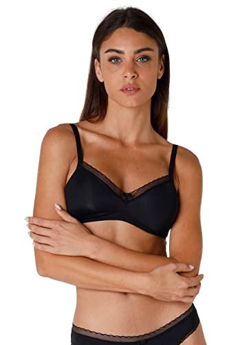 Lovable Reggiseno senza Ferretto e Coppe non Imbottite Preformate in Microfibra Soft, Sostegno, Art. 027O, My Daily Comfort Donna