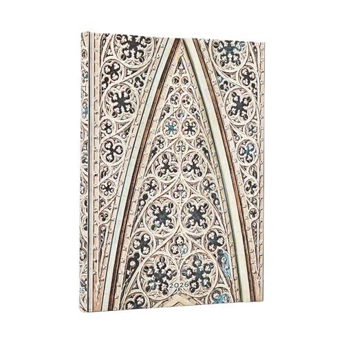 Paperblanks | 2026 La Volta del Duomo di Milano | Il Duomo di Milano | 12 Mesi | Midi | Verso | Chiusura Magnetica | 160 Pg | 100 GSM