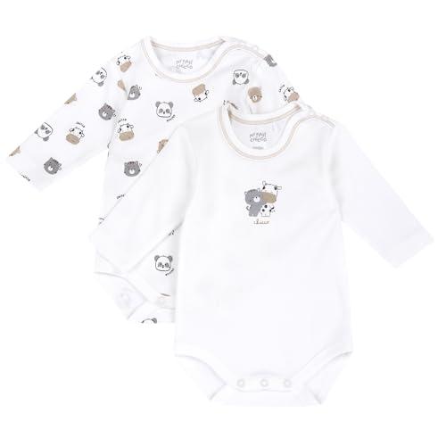 Chicco, Body Neonato e Neonata a Manica Lunga, in Morbido Cotone, con Comoda Apertura sulla Spalla e a Patello, Abbigliamento Bambino e Bambina 0-24 Mesi, Idee Regalo Nascita, Designed in Italy