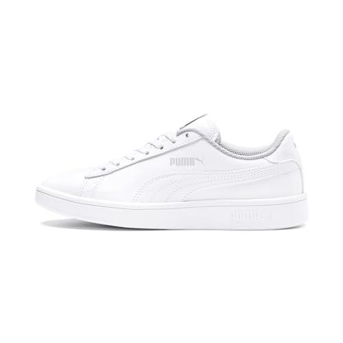 PUMA Smash v2 L Jr, Sneakers, Bianco White White, 36 EU