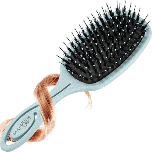 Spazzola con setole di cinghiale – Districante professionale con pad ergonomico, ideale per ogni tipo di capelli. Setole naturali per una cura delicata e risultati perfetti