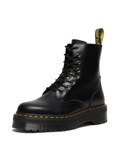 Dr. Martens Jadon, Scarpe Stringate Basse Brogue Unisex-Adulto, Nero (Black Polished), 40 EU