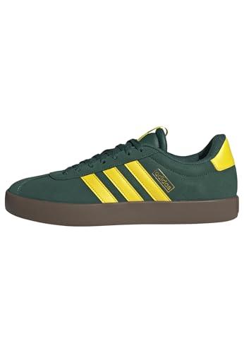 adidas Uomo VL Court 3.0 Shoes, Collegiate Green/Yellow/Gold Metallic, 43 1/3 EU