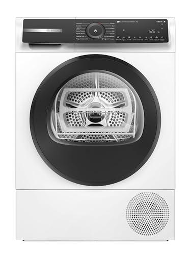 Bosch WQH245B0IT Serie 6 Asciugatrice smart a pompa di calore, 9 kg, Classe energetica C, Condensatore autopulente, Sensori di asciugatura intelligenti, Programmi brevi, Bianco, 60 Cm