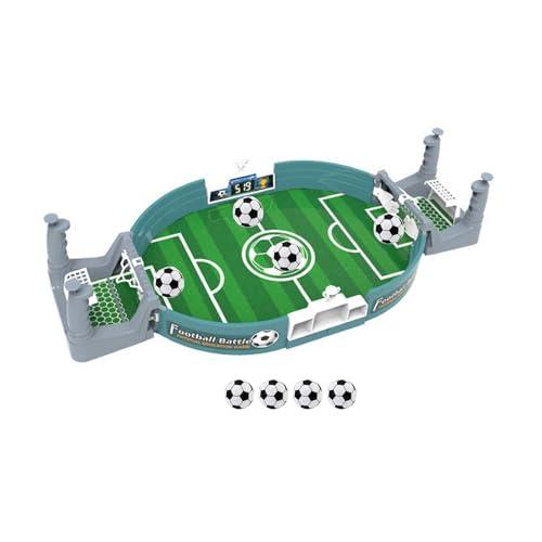 GERUI Mini calcio balilla per bambini e bambini, gioco di calcio interattivo, mini calcio balilla per bambini e bambini, mini giocattolo da calcio con 4 palloncini, per bambini e adulti
