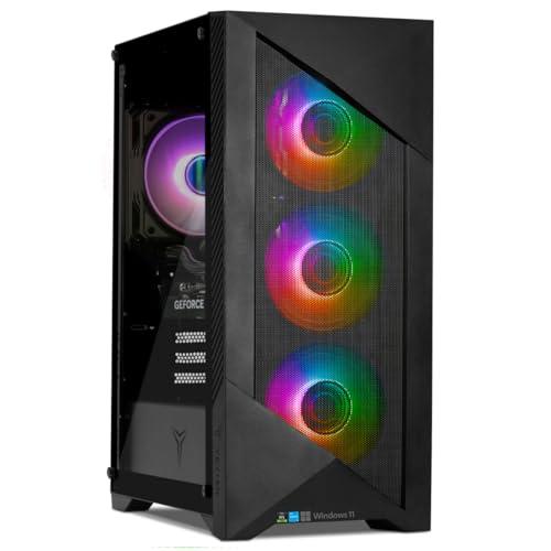 YEYIAN Gaming PC EdgeESP | Intel i5-14400F 10 core (4,7 GHz OC) | NVIDIA RTX 5060 8 GB GDDR7 | 32 GB DDR5 6000 MHz | SSD NVMe Gen4 1 TB | Windows 11 Pro