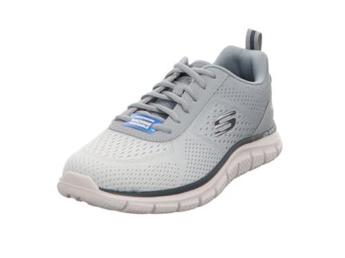 Skechers Track Ripkent, Sneaker Uomo, Light Grey Mesh/Synthetic, 43 EU