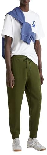 United Colors of Benetton Pantalone 342ZUF01B, Verde, M Uomo