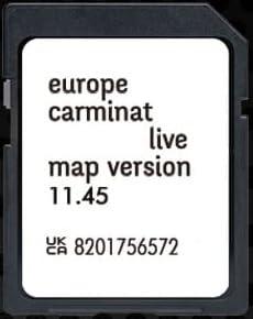 Scheda SD Navigazione GPS Europa 2025-11.45, compatibile con Renault Tomtom Live