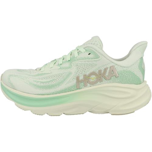 HOKA ONE ONE Clifton 10, Sneaker Donna, Sea Glass/Jadeite, 42 2/3 EU