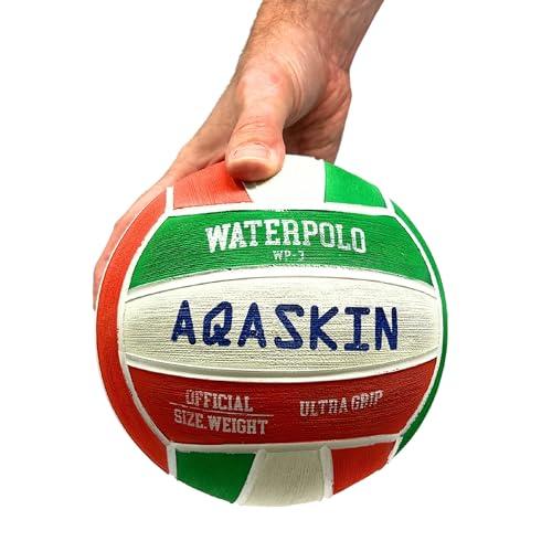 AQASKIN Palla da pallanuoto (Pallone Pallanuoto, Italia, Gomma, 1, Misura 3, 1)
