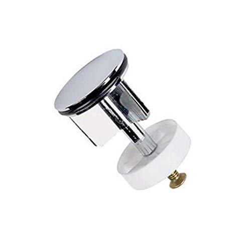 SOUREPOSE Tappo di scarico per bagno da 40 mm, in ottone cromato, per bidet, lavabo, pietre per
