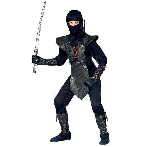 W WIDMANN MILANO Party Fashion - Costume da bambino ninja, samurai, guerriero kung fu, combattente giapponese, costumi in maschera