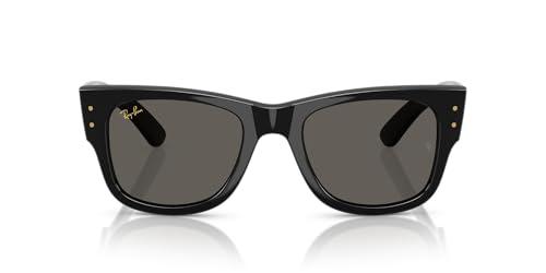 Ray-Ban Mega Wayfarer, Occhiali Unisex-Adulto, Nero/Grigio Scuro, 51 mm