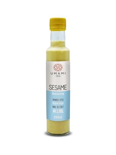 Umami Salsa di Sesamo Tostato giapponese (Kingoma Dressing) 250 ml - usiamo Sesamo Biologico tostato a bassa temperatura e Soia Giapponese