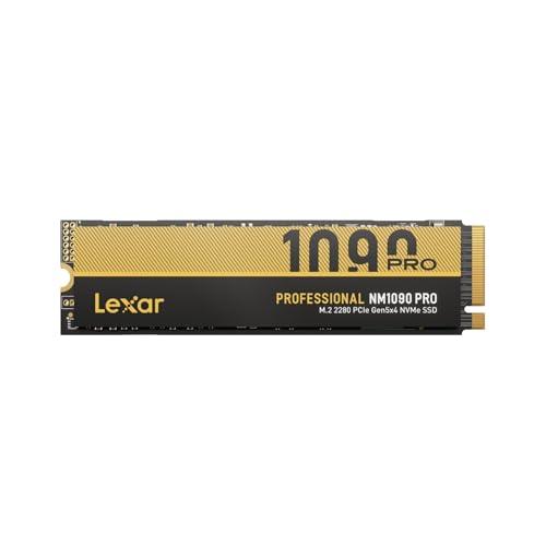 Lexar NM1090 PRO 1TB PCIe 5.0 Gen5 NVMe SSD - Fino a 14,000MB/s, Controllo Termico Avanzato, SSD DirectStorage per Lavori IA, Gaming & Creazione Contenuti Portatile/PC