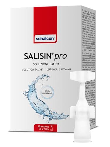 SALISIN PRO - Risciacquo ed Idratazione delle Lenti a Contatto di ogni tipo. Soluzione Salina Senza Conservanti - Smart Pack Monodose 20x10 ml