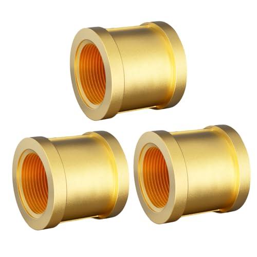 Atisite - Manicotto in ottone, filettatura interna, 1/2