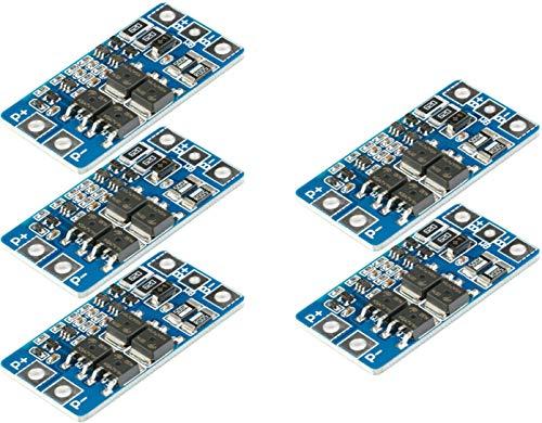 TECNOIOT 5pcs 2S 10A 8.4V 7.4V Li-ion Lithium 18650 BMS PCM Battery Protection Board