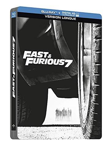 Fast and Furious 7 (Blu Ray+ Digital HD Ultraviolet) [Blu-ray + Copie digitale - Édition boîtier SteelBook]