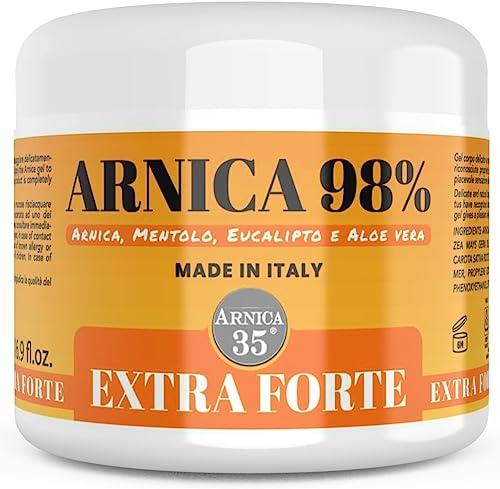 Arnica per Cavalli Uso Umano Extra Forte 98%, Arnica Gel 500ml Azione  Intensa per Massaggio a Muscoli e Articolazioni, Made in Italy