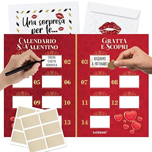 Idea Regalo San Valentino Lui Lei Originale – Calendario dell'Avvento Gratta e Vinci 2026