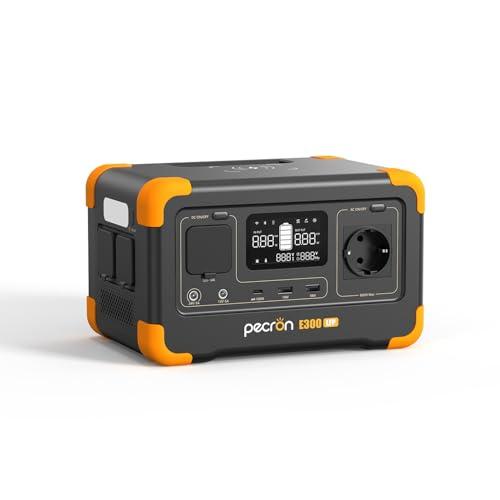 pecron Powerstation portatile E300LFP, batteria LiFeP04 288 Wh, uscita AC 600W, generatore solare per campeggio/attività all'aperto