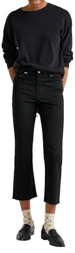 United Colors of Benetton Pantalone 46QRDE010, Nero, 42/44 Donna