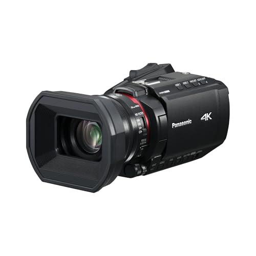 Panasonic HC-X1200E Videocamera Palmare 4K 60p con Obiettivo Grandangolare da 25 mm, Zoom Ottico 24x, OIS Ibrido a 5 Assi, USB PD, Nero