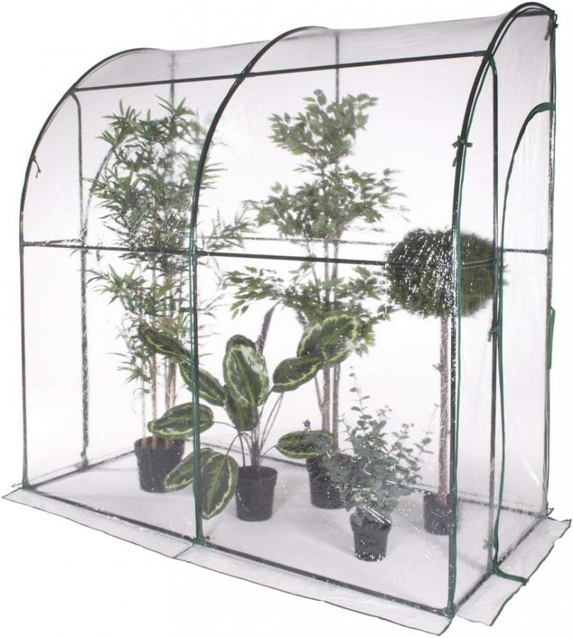 Serra da Giardino e Balconi con copertura in PVC impermeabile per Orti, Piante e fiori (A Parete - 200x100x210H cm)