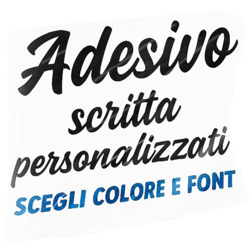 Adesivi personalizzati per auto e moto – Adesivo tuning racing scritta nome – Sticker decorativi impermeabili con testo personalizzato