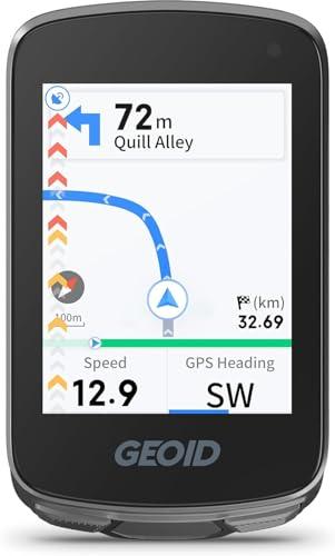 GEOID CC700 GPS Contachilometri Bici Senza Fili con Grande Schermo a Colori 2,8 Pollici – Ciclocomputer GPS con Navigazione per Tracciato, ANT+ & Bluetooth, IPX7 Impermeabile, Autonomia 15-25 Ore