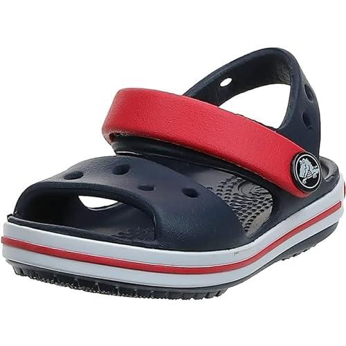 Crocs Crocband Sandal Kids, Unisex-Bambini, Navy/Red, 20/21 EU
