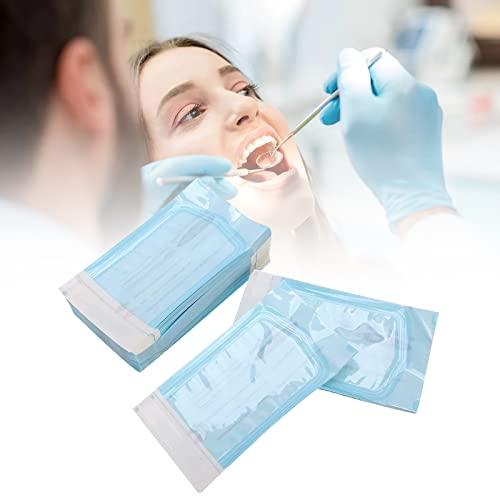 Buste Autosigillanti per Sterilizzazione,Sacchetto di Sterilizzazione,PVC,​Sacchetti per Sterilizzazione Dentale,Sacchetto per la Disinfezione Dell'autoclave (100, 70 x 230 mm)