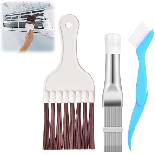3 pezzi di pettine lamellare per asciugatrice, pettine per condensatore, spazzola di pulizia per condensatore e asciugatrice, spazzole per la pulizia delle lamelle del condizionatore, pettine per la