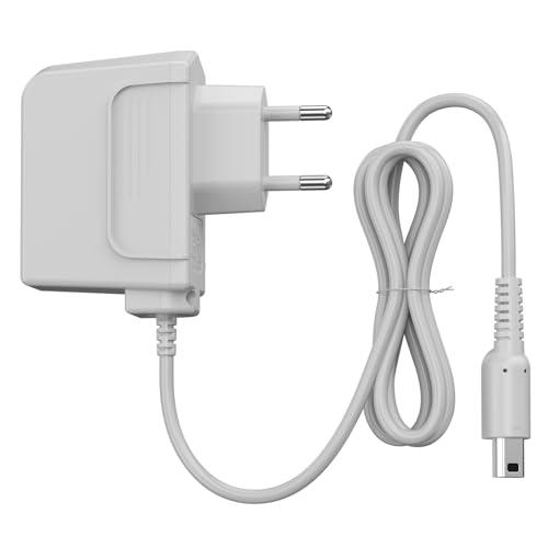 Amzpas Caricatore per Nintendo 3DS/2DS XL con Cavo, Adattatore di Alimentazione Portatile per DSi/New 3DS, Console di Gioco con Cavo
