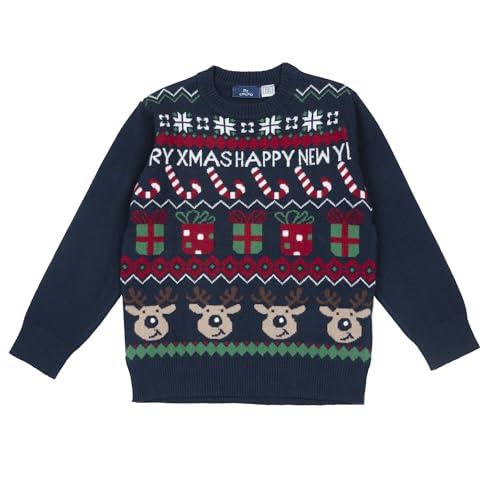 Chicco, Maglione Natale Bambino e Bambina, in Morbido Tricot di Cotone, Idee Regalo Natale, Abbigliamento Bambino e Bambina, Designed in Italy