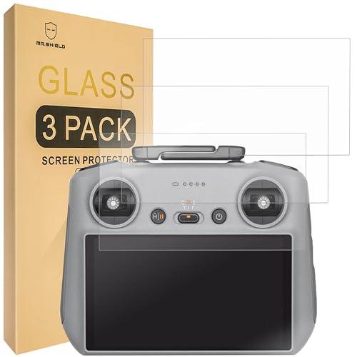 Mr.Shield Pellicola Protettiva per DJI RC 2 For DJI Air 3 RC 2 / Mini 4 Pro Remote Controller Vetro Temperato [9H Durezza] [3 Pezzi] Protezione Schermo Senza Bolle