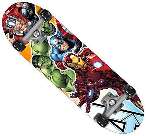 Stamp Avengers, Skate Board 28 X 8 Niños, Azul (Blue), X