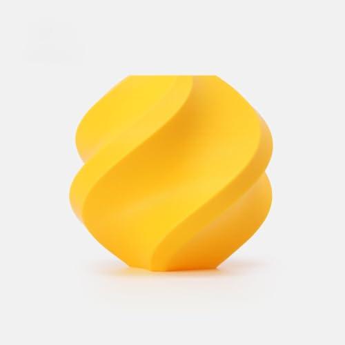 Bambu Lab - Filamento per stampante 3D, PLA Basic 1,75 mm, diametro preciso +/- 0,03 mm, stampa rapida RFID PLA, materiale di stampa 3D, Filamento Con Bobine, 1000 grammi, Giallo Girasole