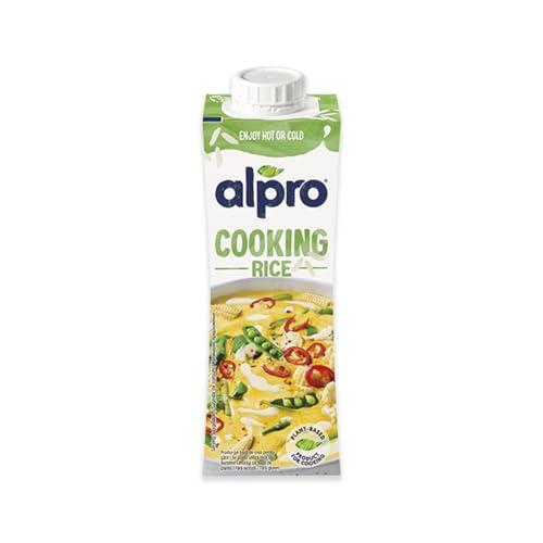 Alpro, Alternativa 100% Vegetale alla Panna da Cucina a base di Riso, Senza Glutine - 1 Confezione da 250 ml